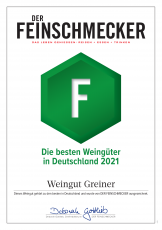 Der Feinschmecker 2021 ** GREINER un des 500 meilleurs vignobles dAllemagne