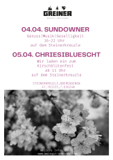 GENUSS | MUSIK | GESELLIGKEIT    04. & 05. April 2026