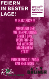 Weinsüden Pop Up im Weinberg bei Bad Bellingen - Samstag, 15.07.2023 - Musik, Weine und Cocktails