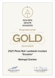 4 Mal PREMIUM GOLD für GREINER - Wein.Plus „GOLDEN GRAPE AWARDS 2025“