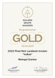 4 Mal PREMIUM GOLD für GREINER - Wein.Plus „GOLDEN GRAPE AWARDS 2025“